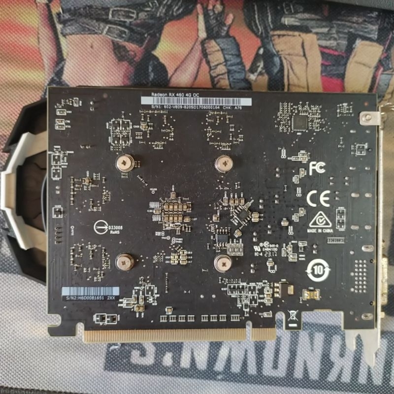 Card đồ hoạ MSI RX460 4GB qua sử dụng. Vga MSI RX460 4GB chơi game ngon lành