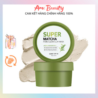 Mặt nạ đất sét some by mi super matcha pore clean clay mask 100g