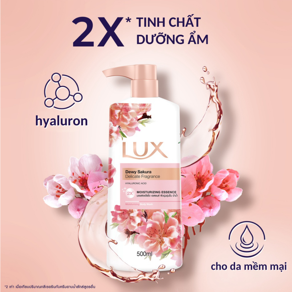 Sữa tắm hương nước hoa LUX Opulent Fragrance 450ml thơm ngát hương hoa