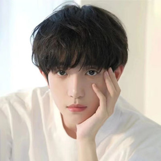 [ HOÀN XU 20% Đơn 0 Đồng] Bộ tóc giả nam Hàn Quốc nguyên đầu màu ĐEN + tặng kèm lưới ONLINE_SHOPPING_1102