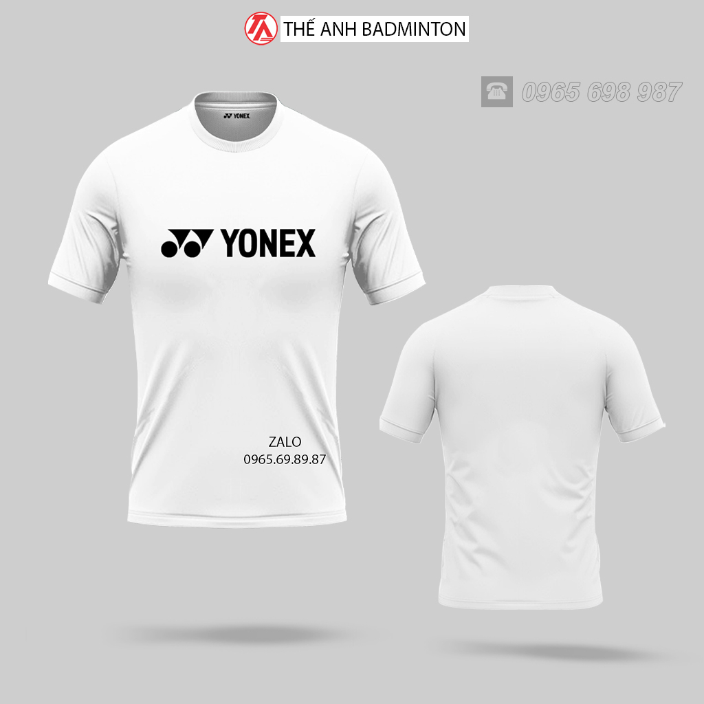 Áo Yonex training nam nữ, thiết kế thể thao và thoải mái phù hợp tập luyện (TN)