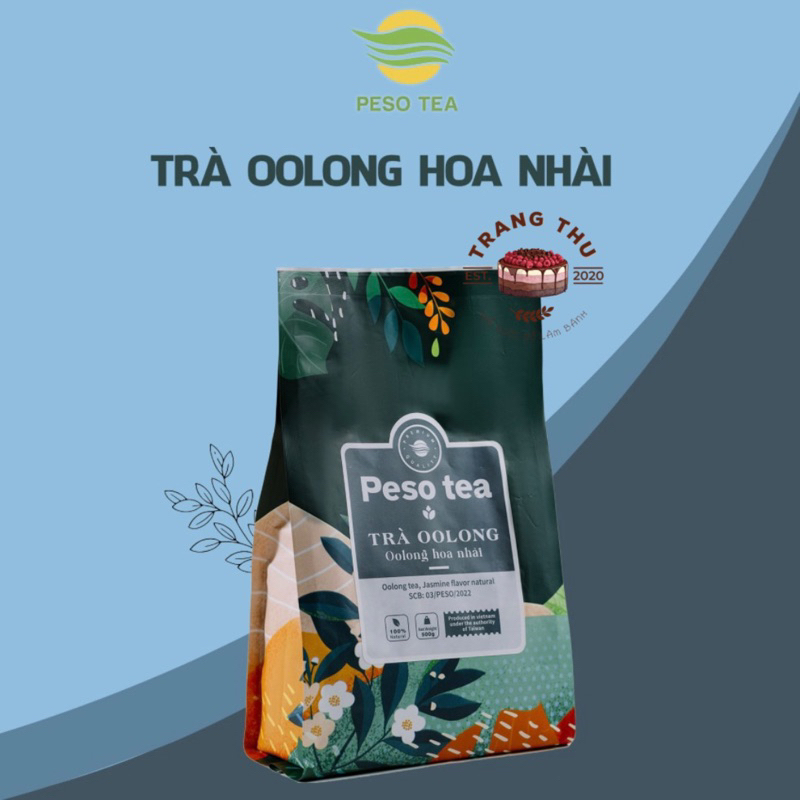 Trà Ô Long Hoa Nhài Peso Gói 600gr ( 10 túi lọc X 50 (g)/ túi )