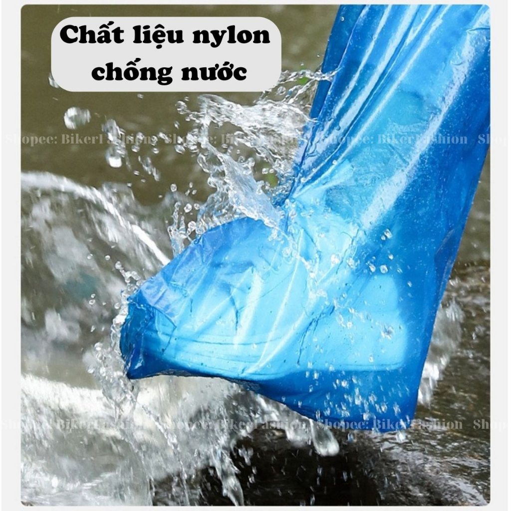 Bao bọc giày đi mưa - ủng đi mưa nhựa nylon