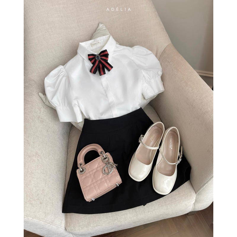 Adélia - Phụ kiện nơ cài áo, thắt lưng, hoa trà tiểu thư