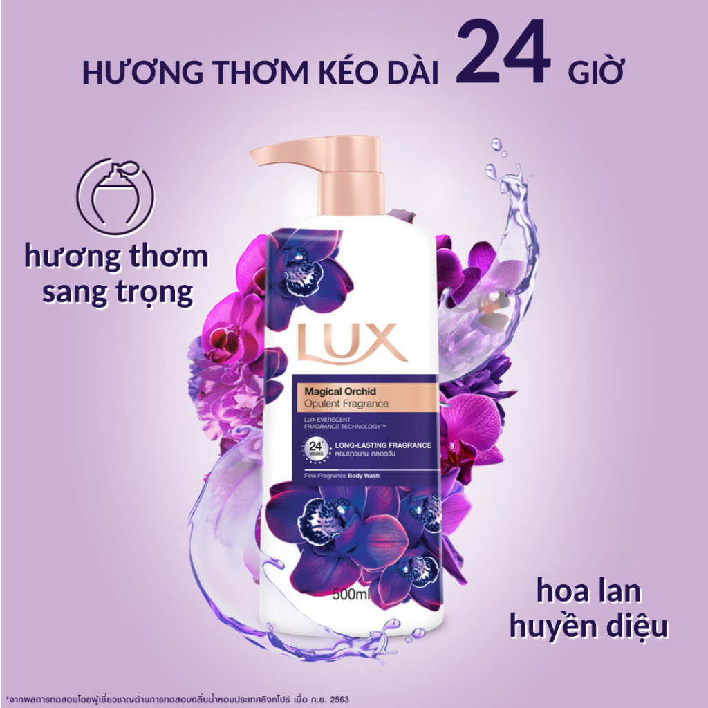 Sữa tắm hương nước hoa LUX Opulent Fragrance 450ml thơm ngát hương hoa