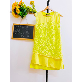Đầm Đi Tiệc, Kiểu Phối Ren, Hiệu SISUIN, New Tag