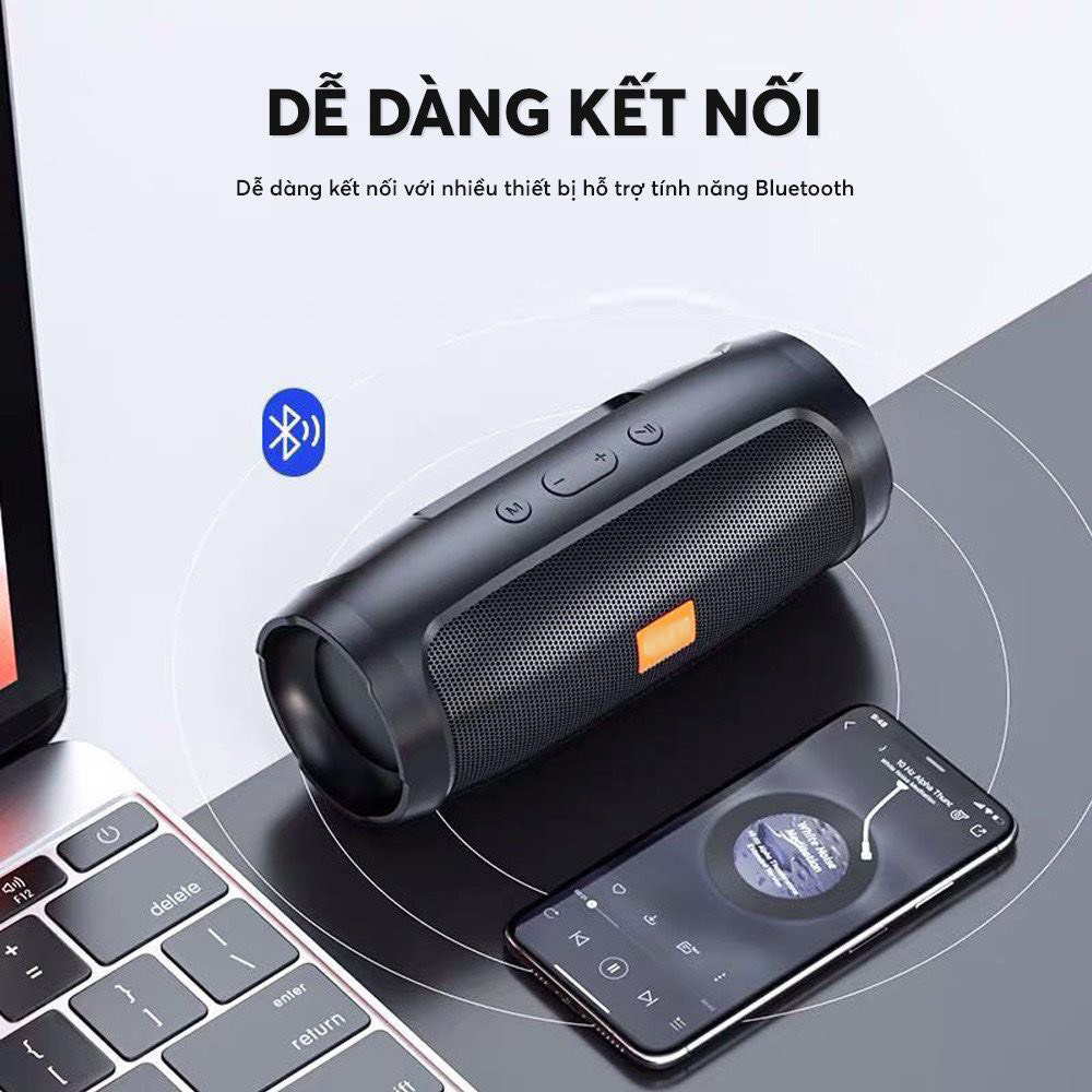 Loa Bluetooth Mini Charge Mini 4+, Nhỏ Gọn Cầm Tay, Gắn Thẻ Nhớ Và USB - HiTech