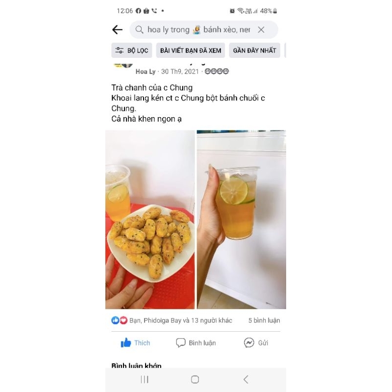 trà nhài (pha trà chanh/tăc).gói 0.5kg