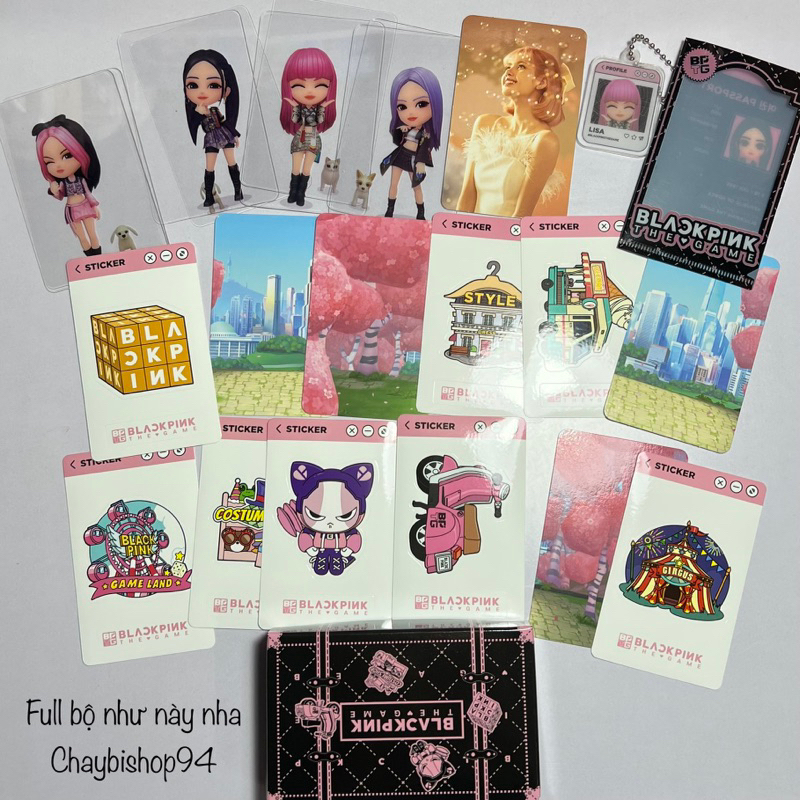 BLACKPINK The Game Coupon Card - Bộ ảnh BLACKPINK The Game
