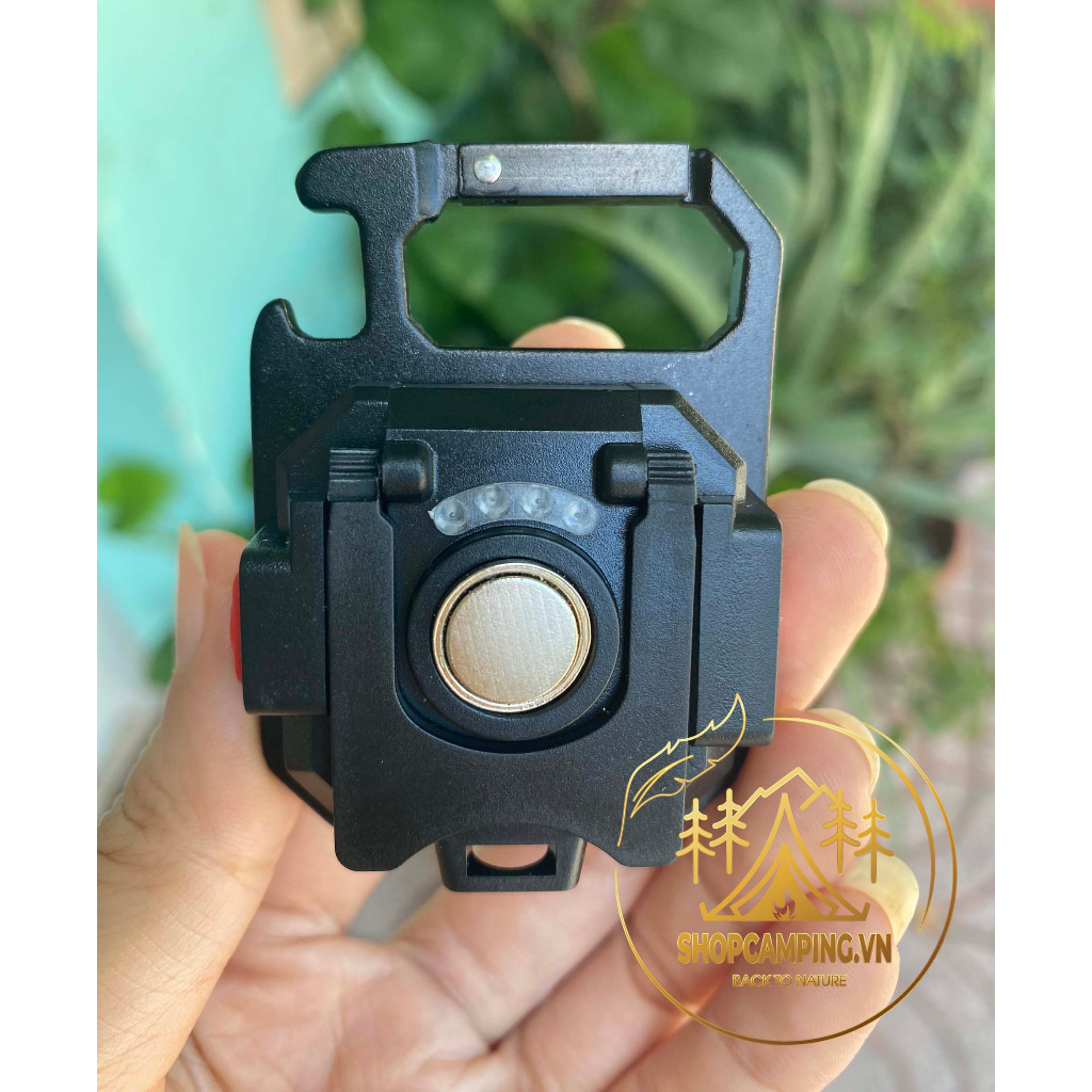 Đèn led mini siêu sáng móc chìa khóa, đèn pin bỏ túi 6 chế độ, dã ngoại, phượt cắm trại - Camping VietNam