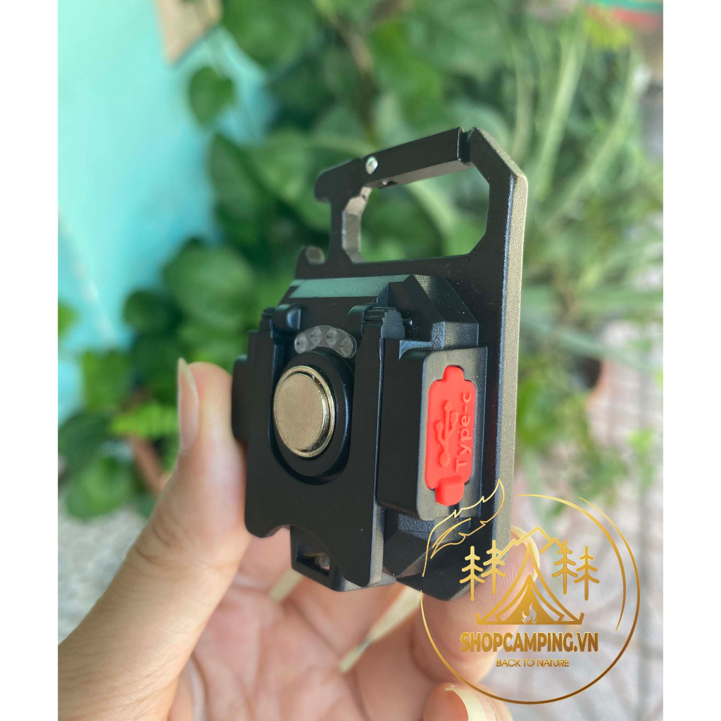 Đèn led mini siêu sáng móc chìa khóa, đèn pin bỏ túi 6 chế độ, dã ngoại, phượt cắm trại - Camping VietNam