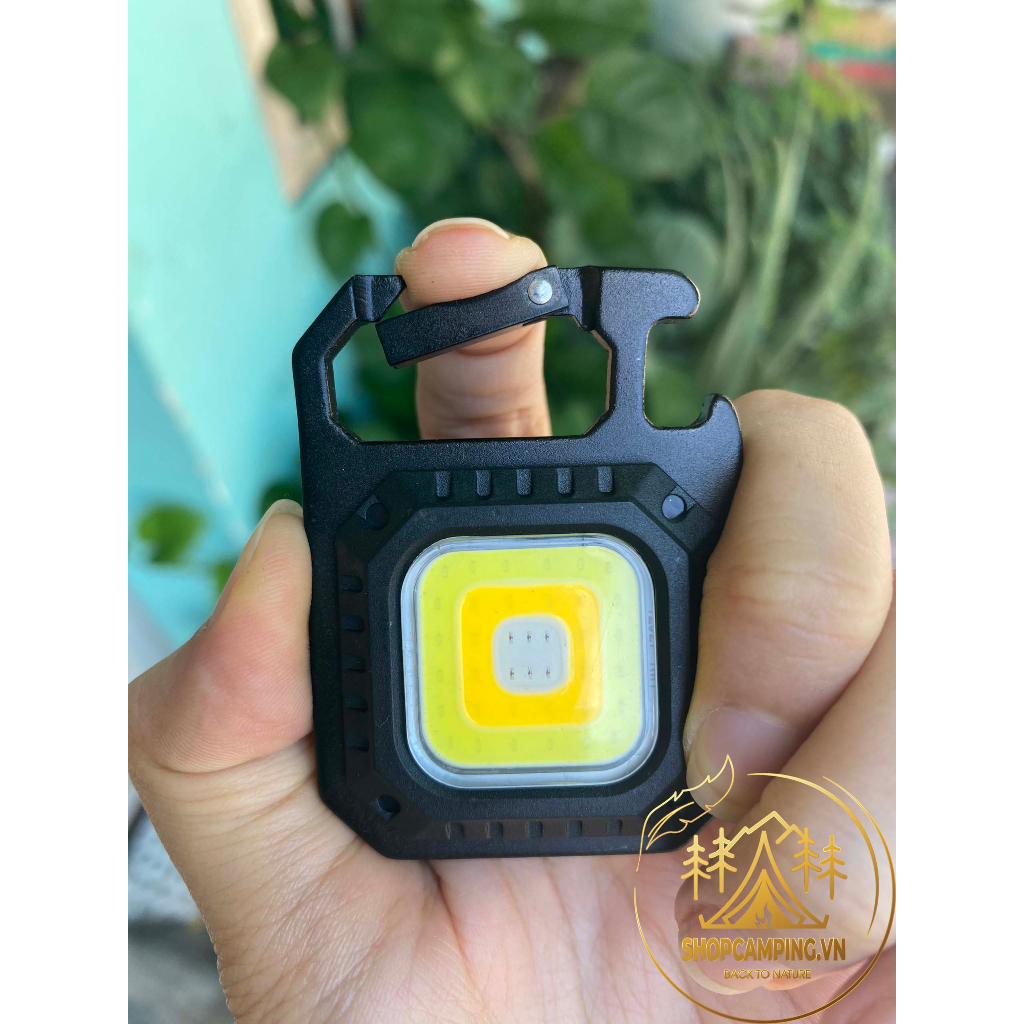 Đèn led mini siêu sáng móc chìa khóa, đèn pin bỏ túi 6 chế độ, dã ngoại, phượt cắm trại - Camping VietNam