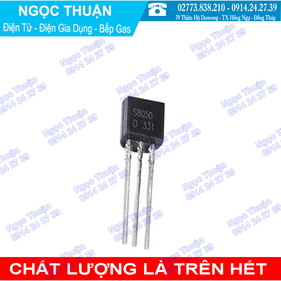 Cặp transistor S8550 + S8050