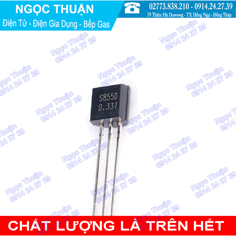 Cặp transistor S8550 + S8050
