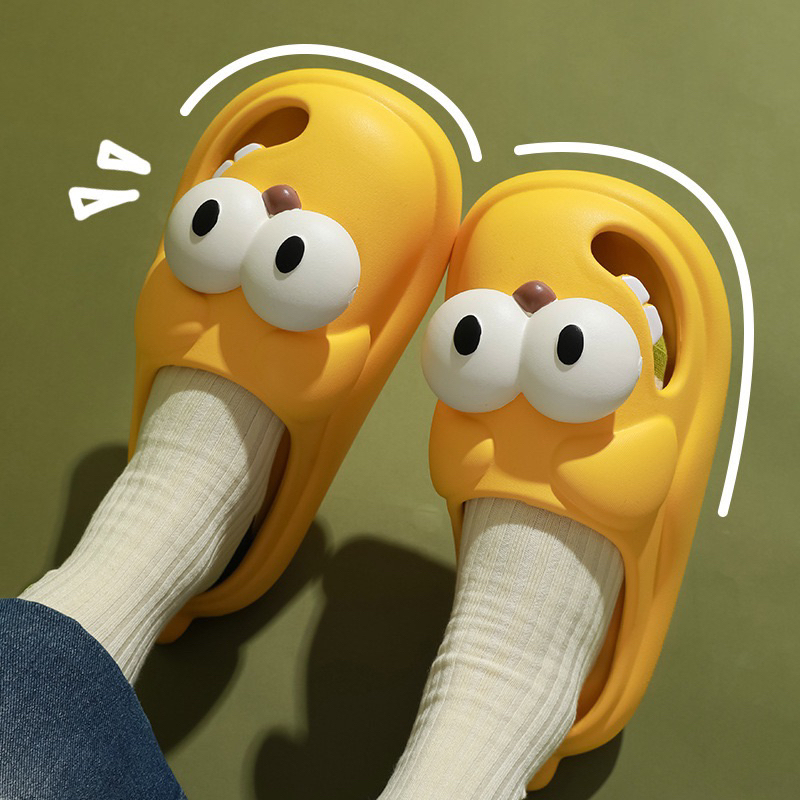 Dép chó mắt to siêu cute phong cách Ulzzang