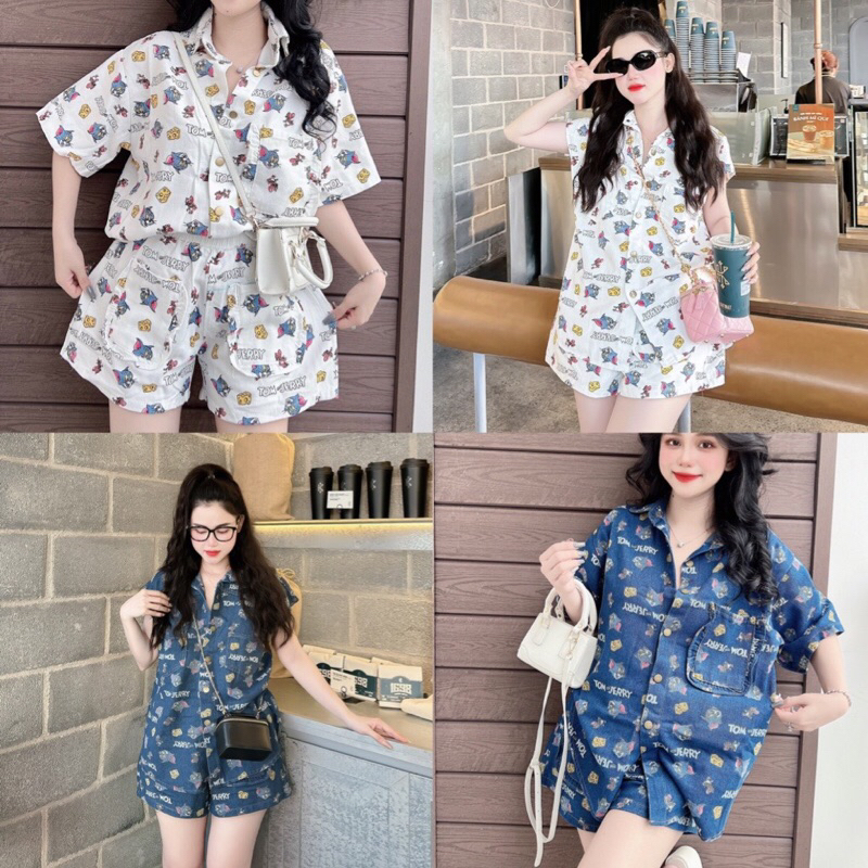 ( SẴN HCM ) SET JEAN TOM & JERRY