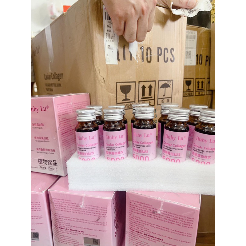 COLLAGEN TRỨNG CÁ TẰM CAVIAR HUHYLU 5000mg/1C