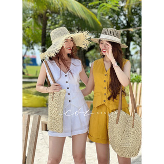 Bộ sát nách ngắn Cói Design