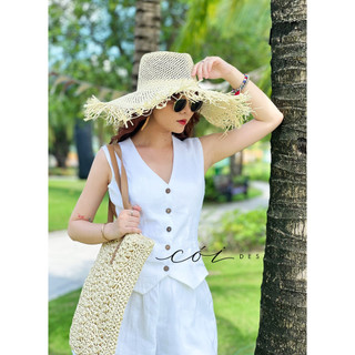 Bộ sát nách ngắn Cói Design
