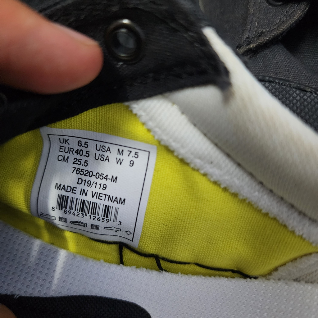 Xả hàng Giày Palladium nam cổ thấp màu xanh mực đen