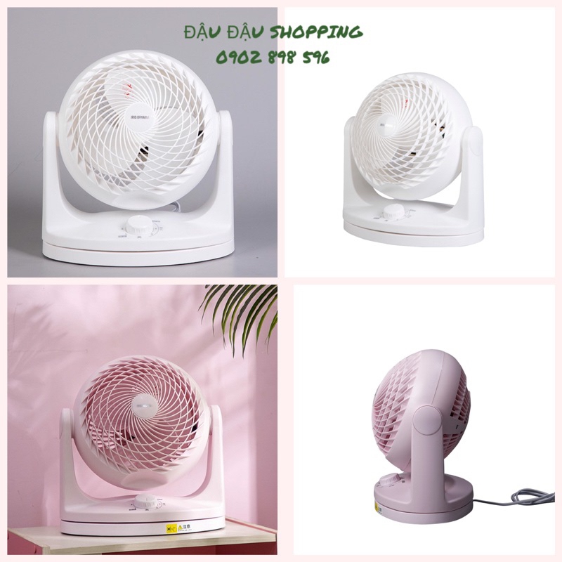 Quạt đối lưu không khí Iris Ohyama PCF-HEK18, quạt để bàn làm việc