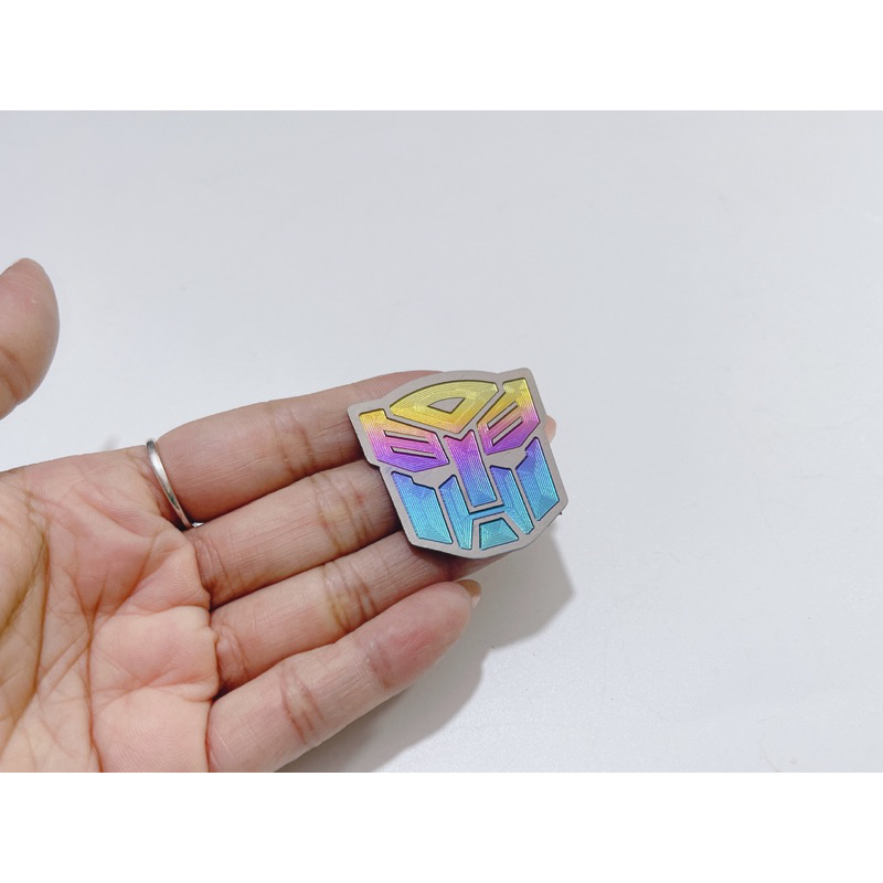 Tem Titan điện phân mẫu Transformer 3.8x3.7cm, tem có sẵn có dán