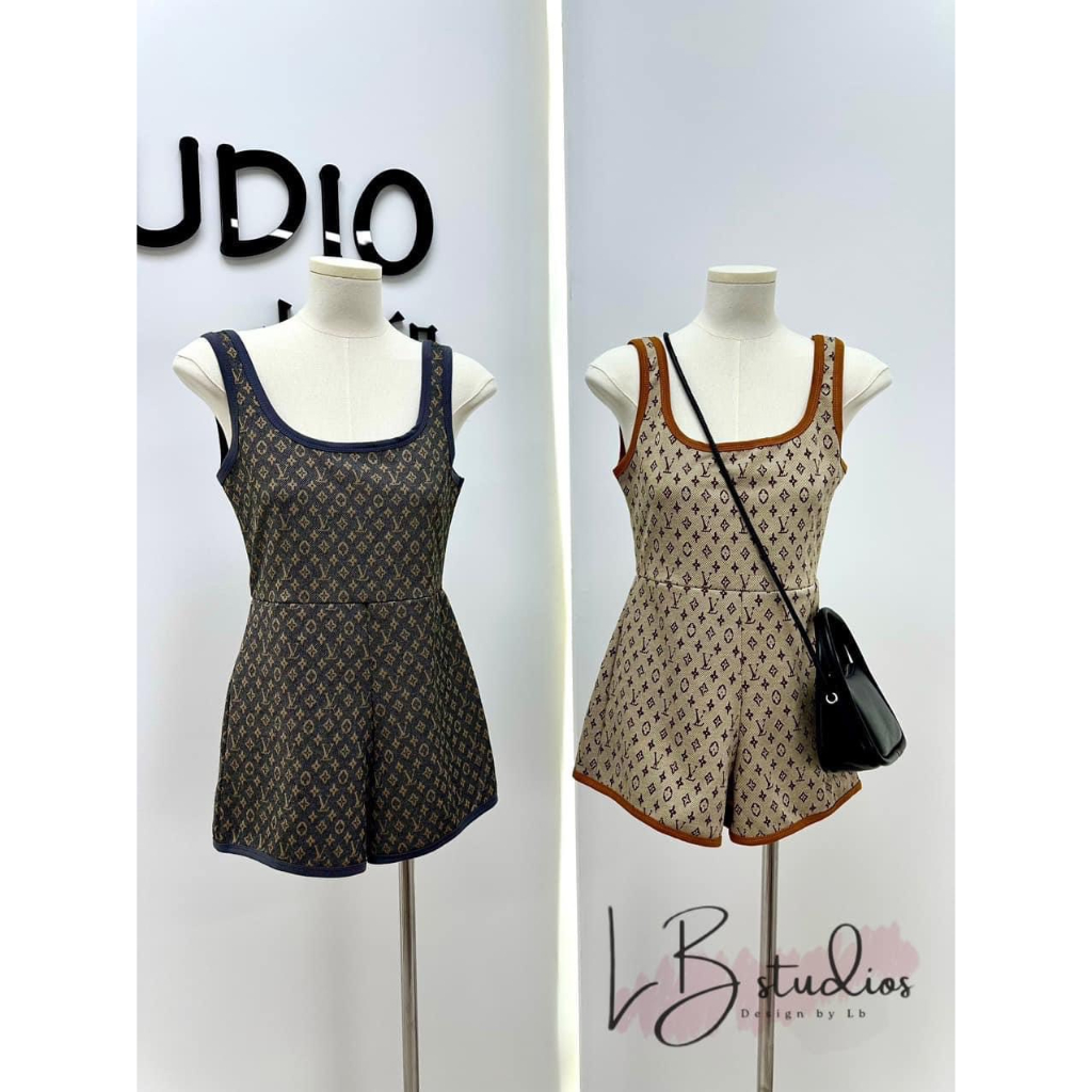 Váy xòe 2 tầng đính nơ phong cách tiểu thư sang chảnh V045