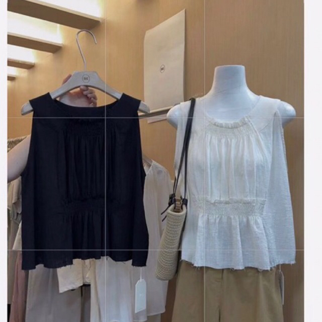 Áo thô kiểu rúm sát nách 1993s boutique