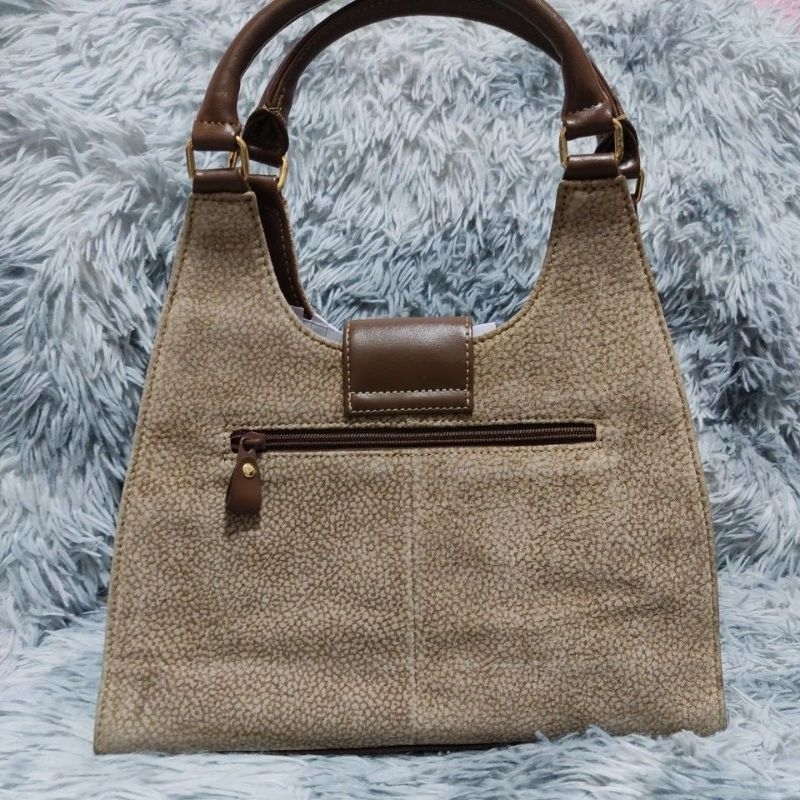 Túi M86 si tuyển Nhật da hươu thật phối da bò phom Châu Âu 30cmx25cmx10cm