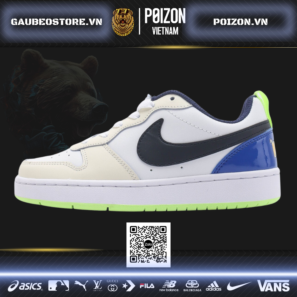 Giày Best Original Quality *like*auth like*authentic Sneaker *_Nike Court Borough Low 2 SE（GS）_* FB1394-101