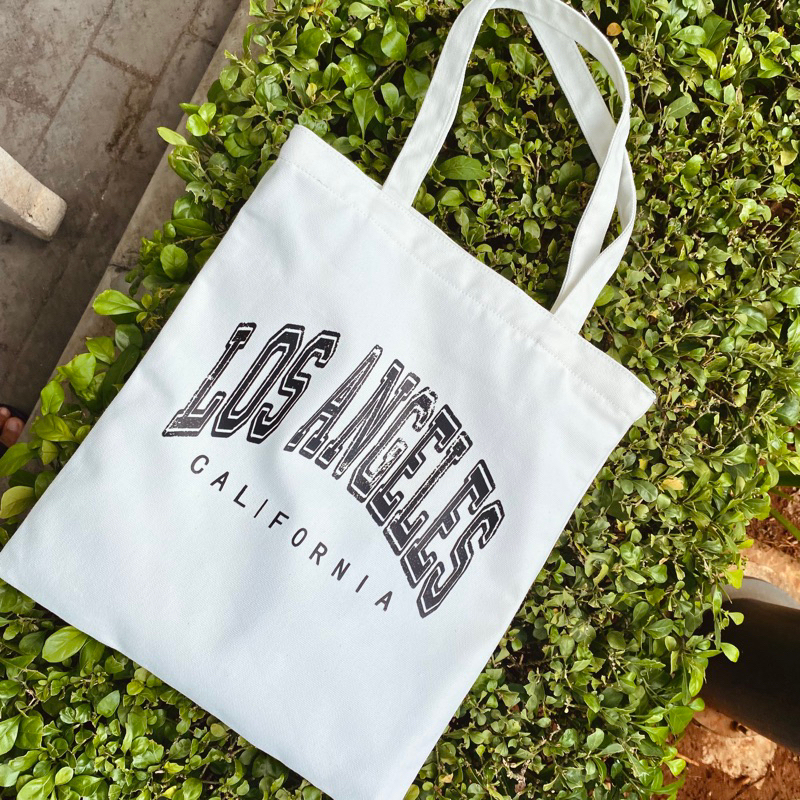 Túi tote canvas Cherry đỏ vintage BICHUBI STUDIO