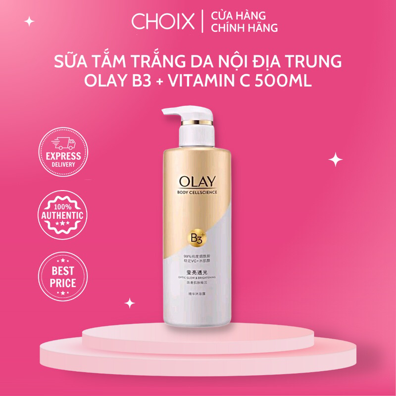 SỮA TẮM DƯỠNG TRẮNG DA NỘI ĐỊA TRUNG OLAY BODY CLEANSER