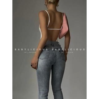 [HÌNH THẬT] BODYSUIT HỞ LƯNG SEXY, CÓ NÚT BẤM