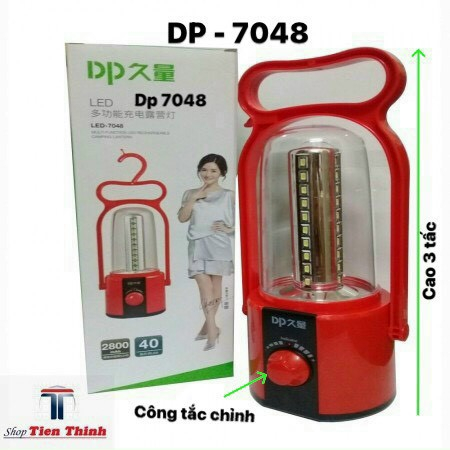 [DP - 7048] ĐÈN PIN LED SẠC TÍCH ĐIỆN DỰ PHÒNG SIÊU SÁNG