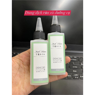 Nước rửa cọ và dưỡng cọ nail, nước vệ sinh cọ gel Dingxi 60ml