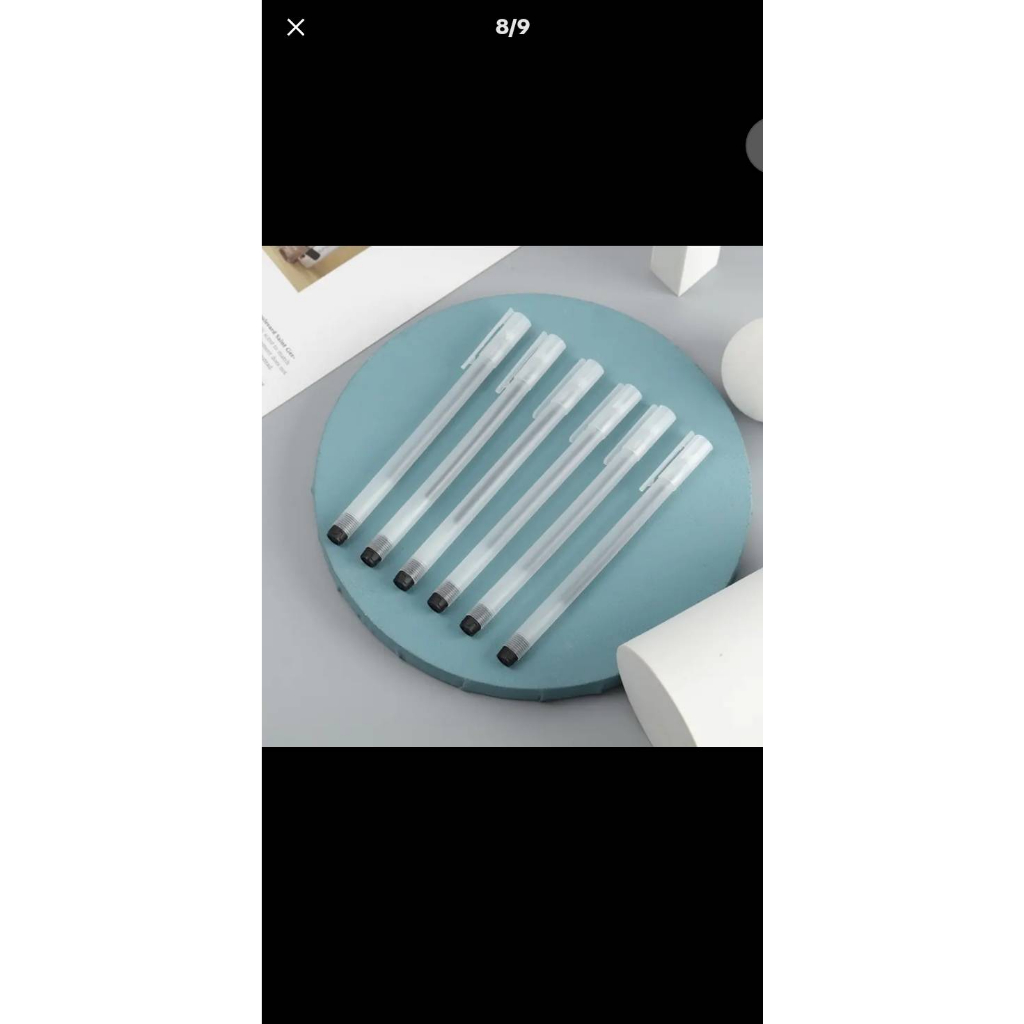 Set 20 bút gel viết gel bút nước đen xanh đỏ mực khô nhanh ngòi 0,5mm bút gel đen mực trơn mượt viết cực thích - TKVT2