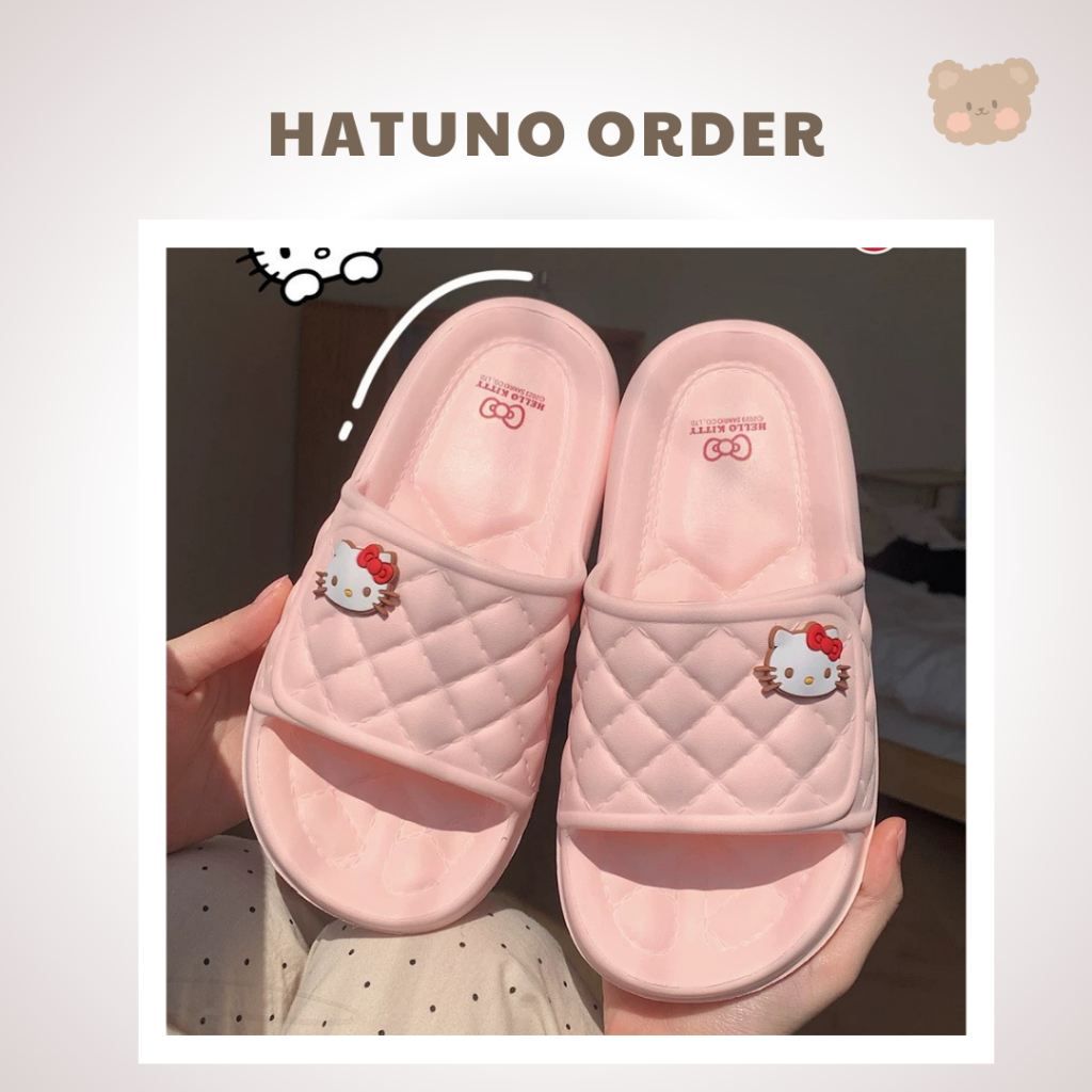 Dép hello kitty siêu nhẹ đế eva chống trượt cute cho nữ xixitiao - Hatuno order