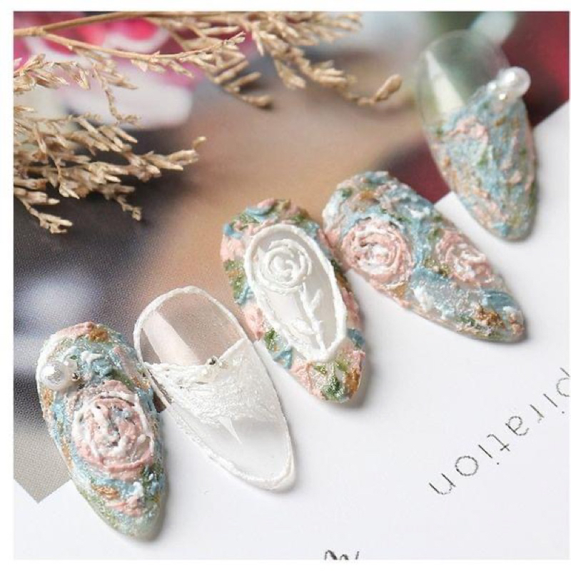 Gel Xi Măng 2 Màu Trắng - Đen Trang Trí Móng💅💅💅