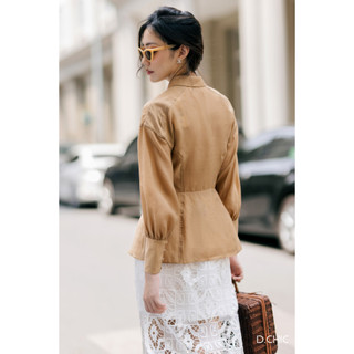Chân váy bút chì ren D.CHIC MS: 382744
