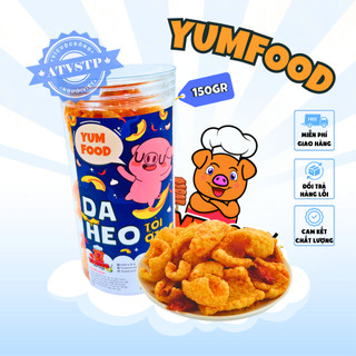 Da heo tỏi ớt 💛 𝐅𝐑𝐄𝐄𝐒𝐇𝐈𝐏💛 đồ ăn vặt da heo tỏi ớt 150gr siêu ngon yumfood
