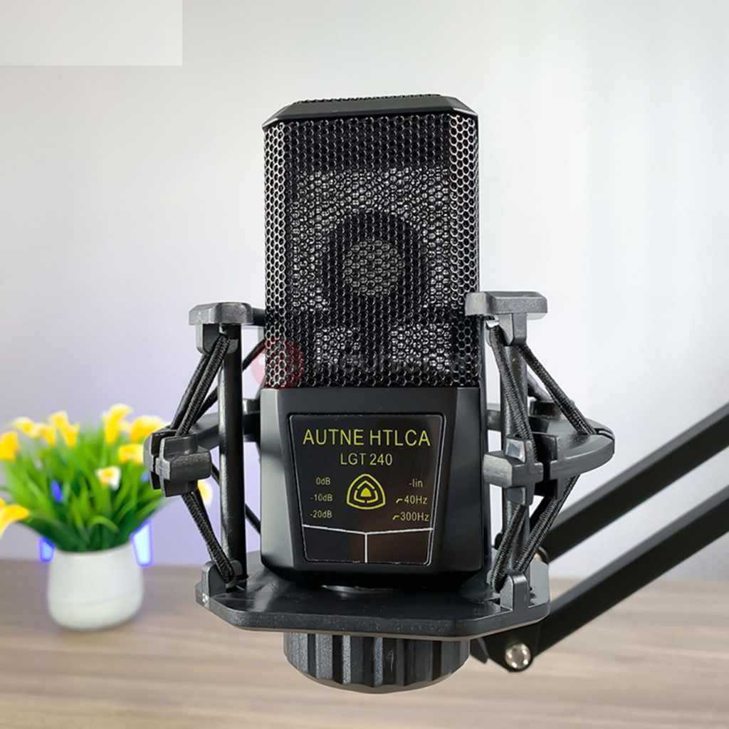 Bộ mic thu âm livestream LGT240 Micro karaoke kết nối bluetooth BH12 tháng Noproblemsok