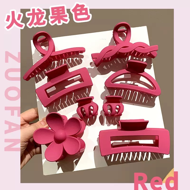 Set kẹp tóc càng cua NOVSET combo kẹp càng cua SET 8 thanh lịch phong cách hàn quốc