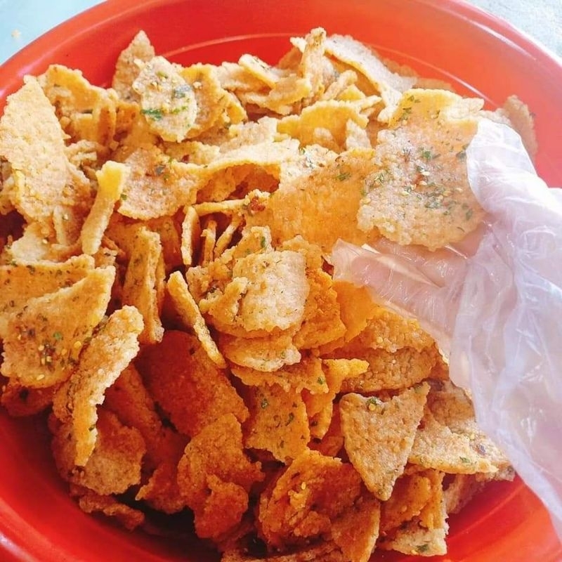 500gr cơm cháy mắm hành loại bể loại 1 giòn rụm,thơm ngon