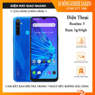 Điện thoại Realme 5 3G/64GB máy chính hãng