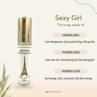 Nước hoa nữ, tinh dầu nước hoa SEXY GIRL NỮ TÍNH, GỢI CẢM 12ML