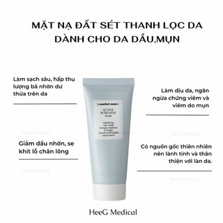 Mặt nạ đất sét thanh lọc da Comfort Zone Active Pureness Mask 60ml