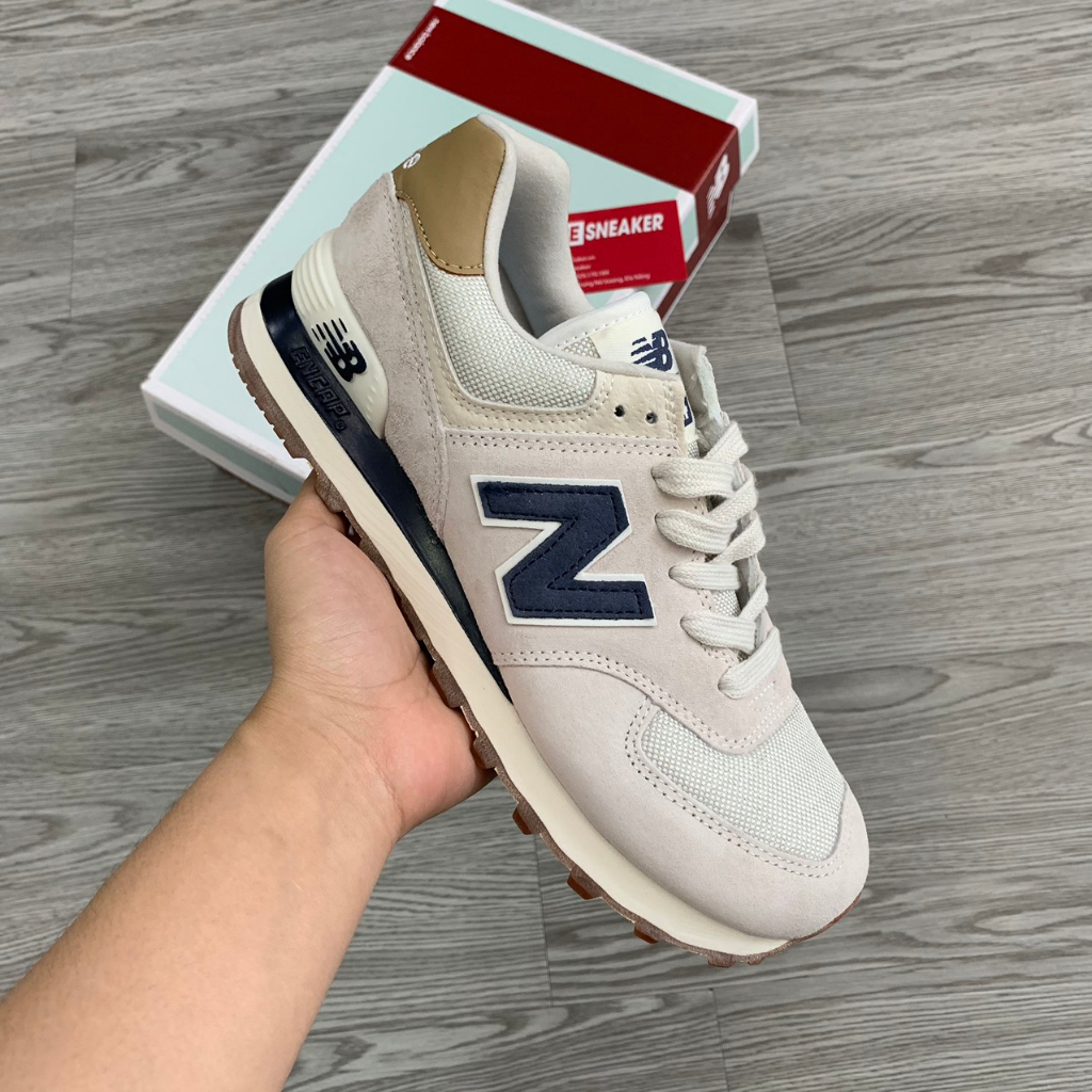 Giày New Balance574 Grey Navy, Giày Thể Thao NB 574 Xám Xanh Navy Full Box - NICE SNEAKER | Chất lượng siêu cấp.