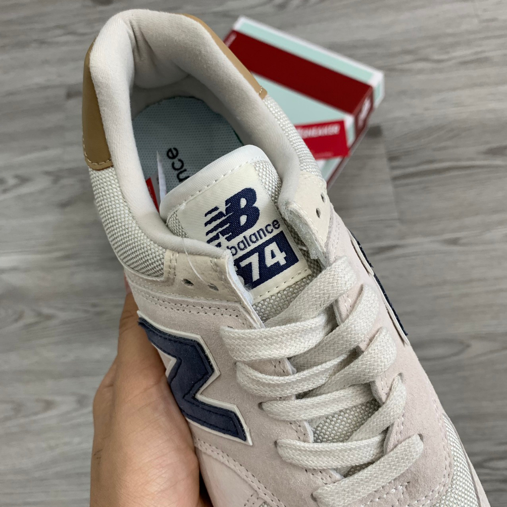 Giày New Balance574 Grey Navy, Giày Thể Thao NB 574 Xám Xanh Navy Full Box - NICE SNEAKER | Chất lượng siêu cấp.