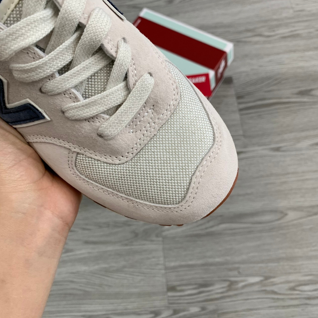 Giày New Balance574 Grey Navy, Giày Thể Thao NB 574 Xám Xanh Navy Full Box - NICE SNEAKER | Chất lượng siêu cấp.