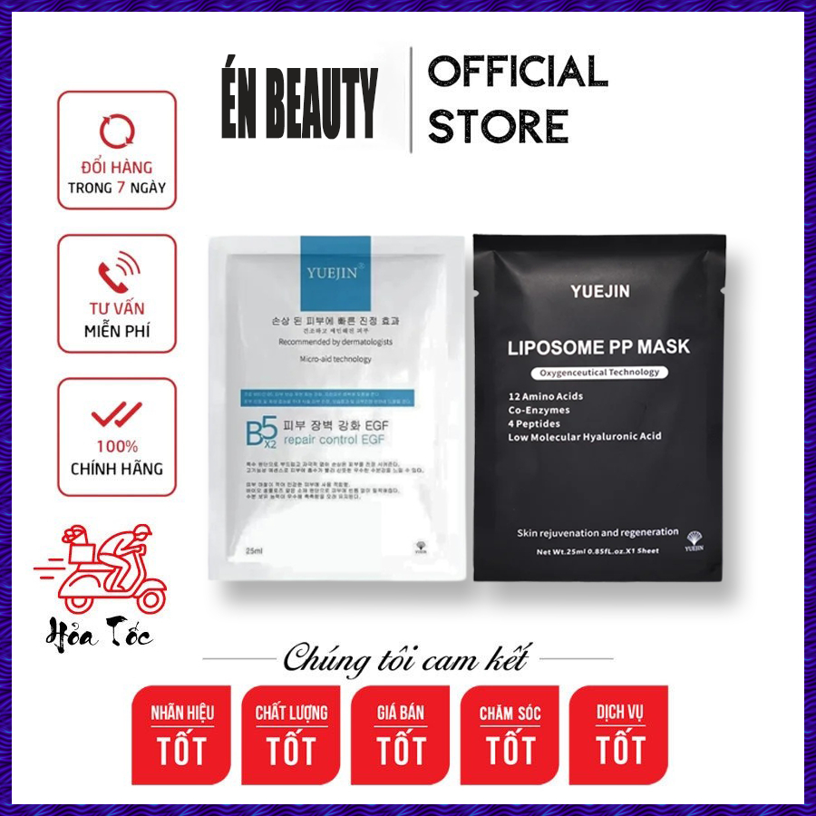 [Mẫu Mới X2B5] Mặt Nạ Yuejin B5 Repair Control Egf Cấp Ẩm Phục Hồi Da Ngăn Ngừa Lão Hóa, Giảm Nám Và Tàn Nhan (25Ml)